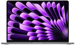 Apple MacBook Air 13" (2024) 13.6" Retina Display (M3-8-Kern/24GB/512GB SSD/10-Kern-GPU) mit 35W Doppel-Ladegerät Space Grau (US Tastatursprache)