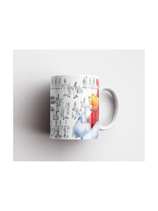 Weiße Keramik Tasse 330ml Looney Toons Foghorn ...