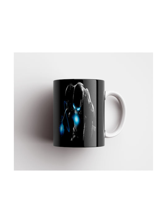 Weiße Keramik Tasse 330ml Ironman Dp4685