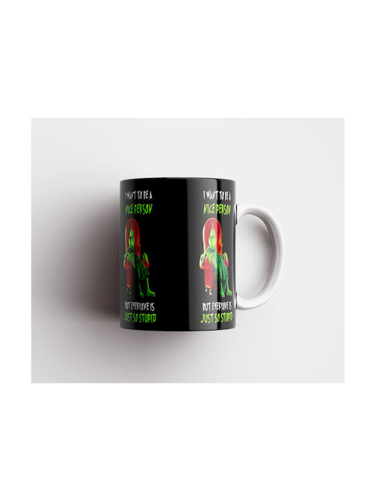 Weiße Keramiktasse 330ml Grinchs Dp4684