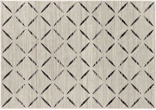 Atmosphera Modesto Χαλί Ορθογώνιο Εκρού - Γκρι 140x200cm