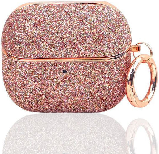 Samsung Galaxy Buds 3 3 Pro Electroplating Glitter Powder Wireless Earphone Protective Case Rose Gold