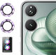 Xiaomi Mix Flip 2 Enkay Hat-prince 9h Rear Camera Lens Aluminium Alloy Tempered Glass Film Light Purple