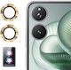Xiaomi Mix Flip 2 Enkay Hat-prince 9h Rear Camera Lens Aluminium Alloy Tempered Glass Film Gold