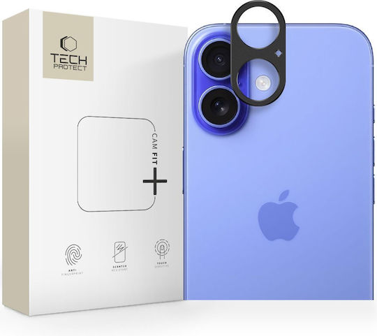 Tech-Protect Camalloy Fit+ Handy-Kameraschutz Metallrahmen Schwarz für das iPhone 17