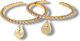 The Art of Beading Christening Charm Bracelet Gold 2pcs