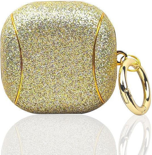 Samsung Galaxy Buds2 Pro Electroplating Glitter Powder Wireless Earphone Protective Case Gold