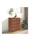 Kuanger Wooden Chest of Drawers Walnut 80x40x80cm