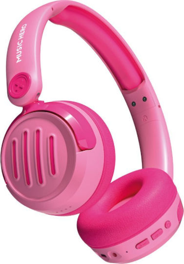 SBS Music Hero Fără fir Bluetooth Pentru copii On Ear Căști cu 24 ore de Funcționare Roz