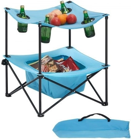 Vevor Τραπέζι για Camping Πτυσσόμενο Μπλε