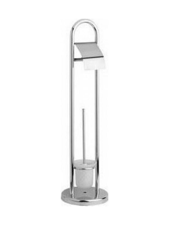 Gloria Badezimmer-Accessoire-Set Metall Silber