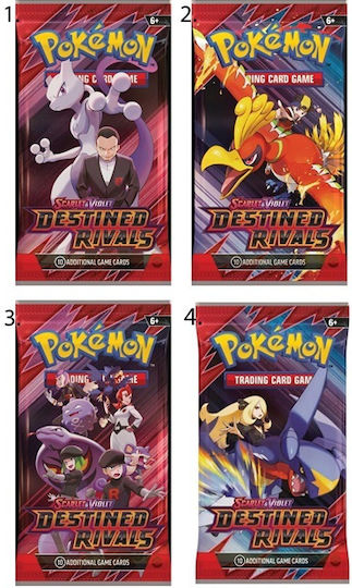 Destined Rivals 4パック Kaissa Cards Pokemon Tcg S&v10 Destined Rivals Booster Pack 4