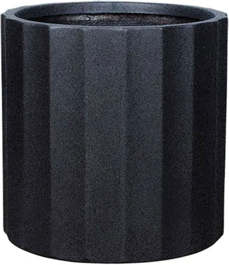 Marhome Κασπώ Fiberglass Μαύρο 46x46x46εκ.