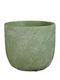 Mica Planter Ceramic Green 15x15cm.