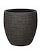 Marhome Übertopf Fiberglas Braun 43x43x43εκ.