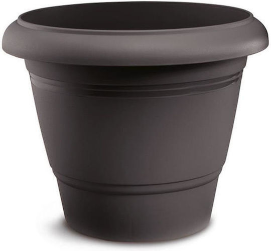 Atmosphera Festone Pot Charcoal 24x20cm.