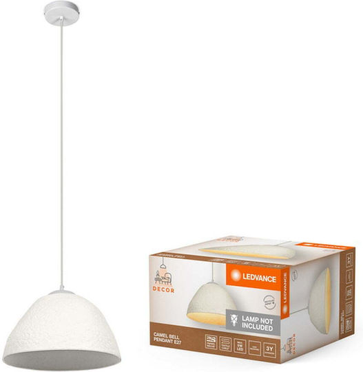 Osram Κρεμαστό Φωτιστικό Καφέ Καμπάνα με Ντουί E27