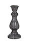 Mica Candle Holder Glass in Silver Color 40cm 1pcs