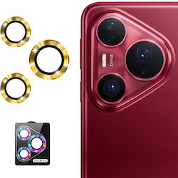 Enkay Kameraschutz Gehärtetes Glas Gold für das Huawei Pura 80 Pro, Pro+, Ultra Enkay Kameraschutz Gehärtetes Glas Gold für das Huawei Pura 80 Pro, Pro+, Ultra