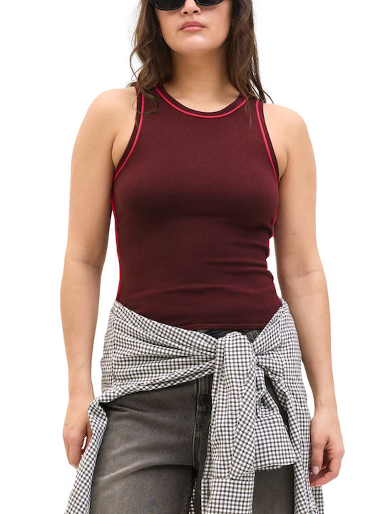 Jack & Jones Pulover Burgundiu