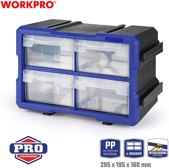 WorkPro Werkzeugkastenschublade Kunststoff B29.5xT19.5xH16cm.