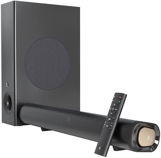 Creative Stage Pro Soundbar Bluetooth and HDMI 160W with Wireless  Subwoofer and Remote Control Black