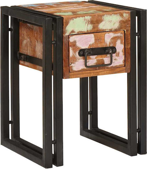Metall Mehrfarbiger Nachttisch 40x30x30cm 4016716