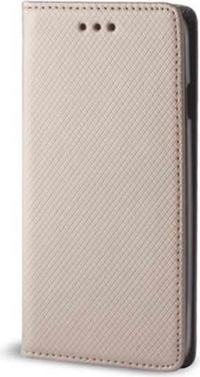 TelForceOne Smart Magnet Umschlag Rückseite Silikon Gold (Motorola Moto G56)