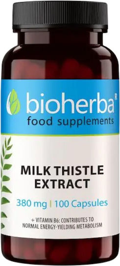 Bioherba Milk Thistle Extract 380мг 100 капси