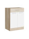 Sonoma Oak, White 60x46x82бр