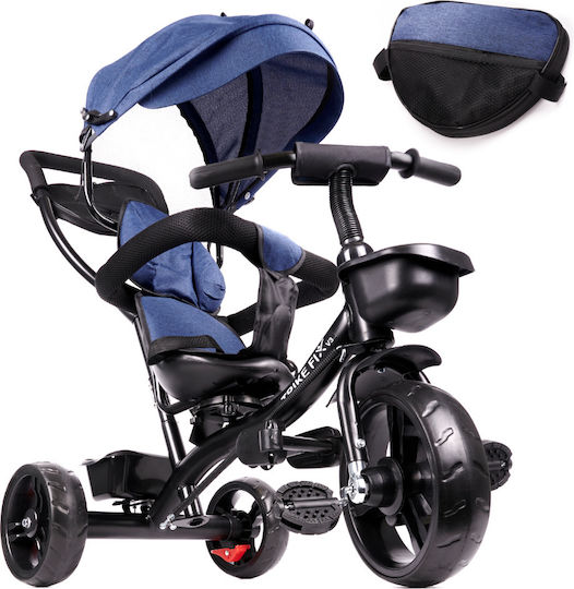 Trike Pliabil și Triciclete Pentru Copii 3 în 1 pentru 1-5 Ani Albastru