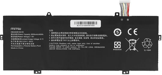 Mitsu Συμβατή Μπαταρία για MateBook Huawei Matebook 14, X Pro με 6000mAh