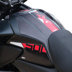 Gpk 3d Stickers Set Tank Pad Honda Nx500 2025-2026 Black Red