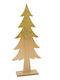 Weihnachtsdekorationen mit Bäumen Holz Weihnachtsbaum 47,5cm Gold Tanne