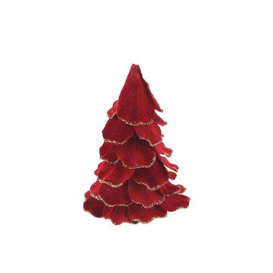Decorațiune de Crăciun Material textil Braduleț 16cm. Roșu