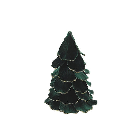 Christmas Decorative Fabric Tree 16cm Green