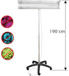 Lampă Portabilă UVC Bactericidă 2x55W Suport Telescopic Reglabil 100-190 Cm Reflector 60 Mp Lampă Portabilă UVC Bactericidă 2x55W Suport Telescopic Reglabil 100-190 Cm Reflector 60 Mp