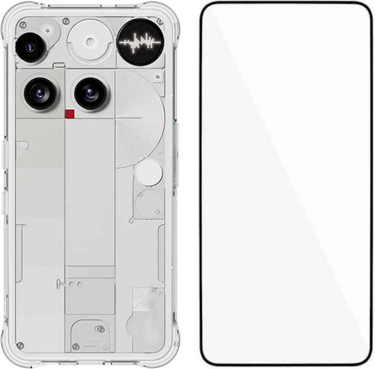 Wanlonfeng Wl Series Umschlag Rückseite Silikon Transparent (Nothing Phone (3))