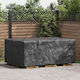 vidaXL Wasserdicht Schutzhülle Esstisch 210x130x70cm in Schwarz Farbe 1Stück
