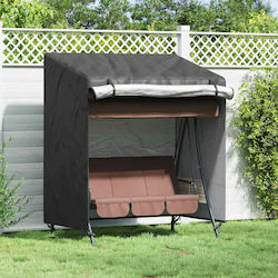 vidaXL Waterproof Garden Swing Cover Black 155x...