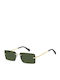 Polaroid Damen Sonnenbrille mit Gold Metall Gestell und Grün Linse PLD6245/S PEF/UC