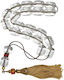 Roloi Komboloi Glass Worry Beads with 19 Beads Transparent 47cm