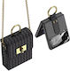 Erbord Metallic Black Book Case for Galaxy Z Flip3 5G