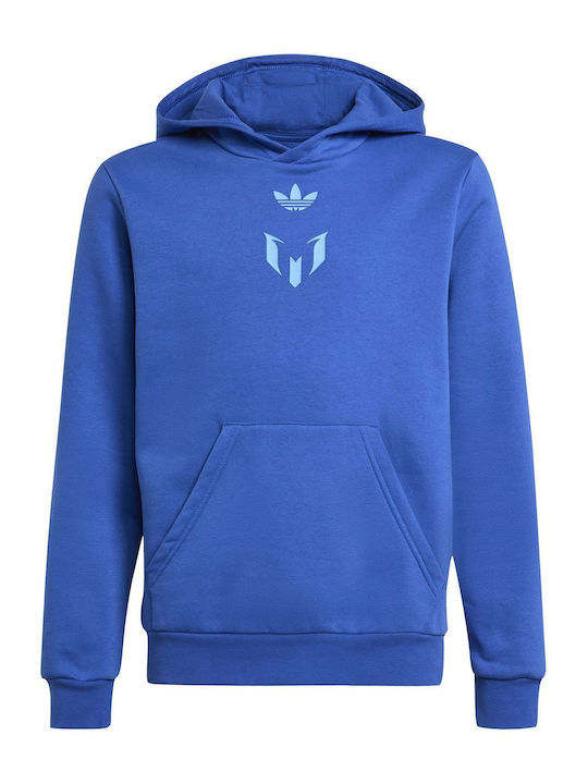Kids Sweatshirt with Hood and Pockets Blue