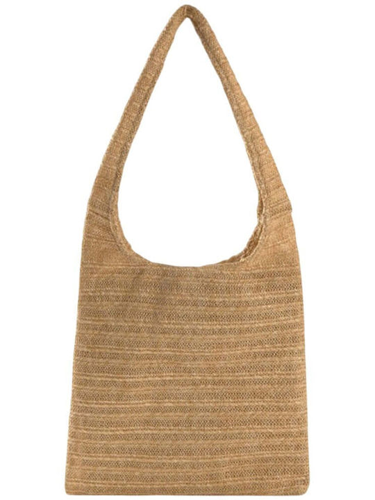 Calma House Stoff Strandtasche Weiß