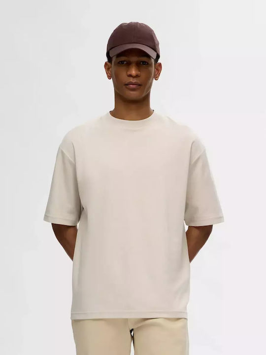 Selected T-shirt Oatmeal