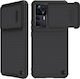Nillkin Camshield Textured S Back Cover Plastic / Silicone Black (Xiaomi 12T / 12T Pro)