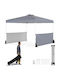 Costway Faltbarer Pavillon Garten Beige 3x3m