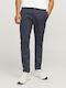 Trousers in Slim Fit Blue