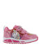 Magic Παιδικά Sneakers Ανατομικά με Σκρατς & Φωτάκια Φούξια